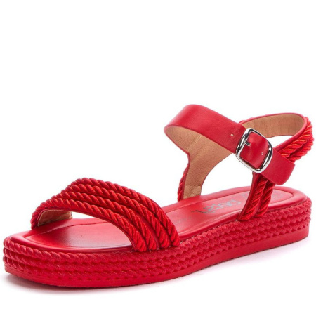 Сандалии  Betsy  красный  кожа искусств. F-90921 фото в интернет-магазине | Omadey.ru