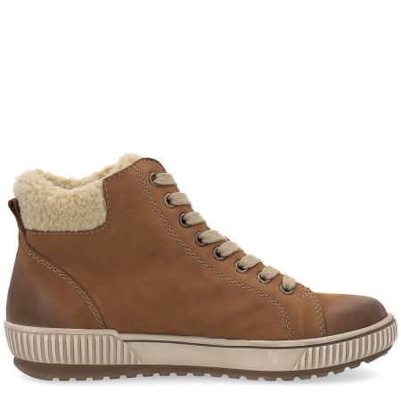 Ботинки  Remonte  коричневый  кожа/текстиль Z-401062 фото в интернет-магазине | Omadey.ru