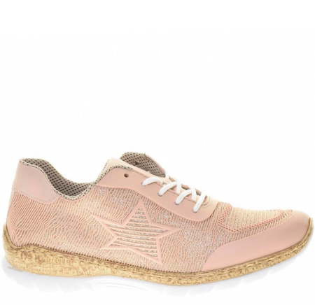 Кроссовки  Rieker  розовый  кожа искусств./текстиль F-90112 фото в интернет-магазине | Omadey.ru