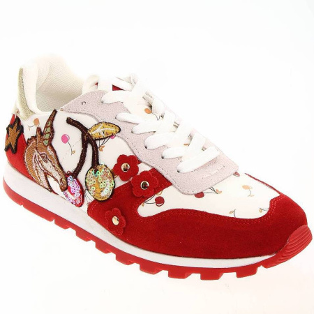 Кроссовки  Keddo  белый  замша/кожа искусств. F-7443 фото в интернет-магазине | Omadey.ru