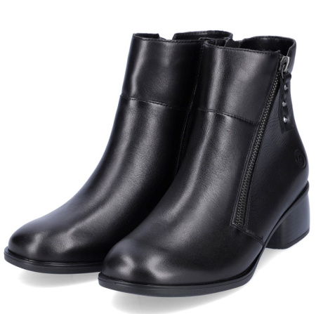 Ботинки  Remonte  черный  кожа Z-200133 фото в интернет-магазине | Omadey.ru