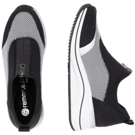 Кроссовки  Remonte  черный  кожа искусств./текстиль F-400215 фото в интернет-магазине | Omadey.ru