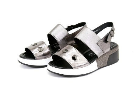 Босоножки  Baden  бронзовый  кожа F-80543 фото в интернет-магазине | Omadey.ru