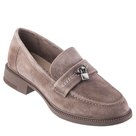 Туфли  Baden  бежевый  кожа Z-400374 фото в интернет-магазине | Omadey.ru