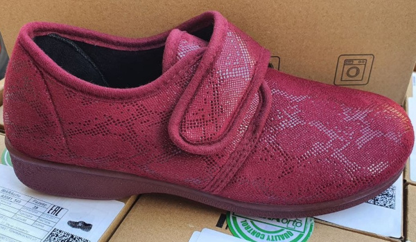 Фото Туфли  Imara ORTO  бордовый  текстиль Z-100066