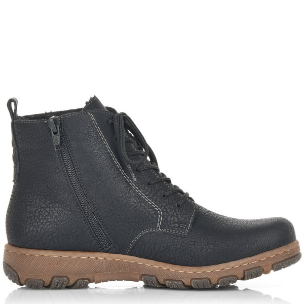 Фото Ботинки  Rieker  черный  кожа искусств. Z-401004