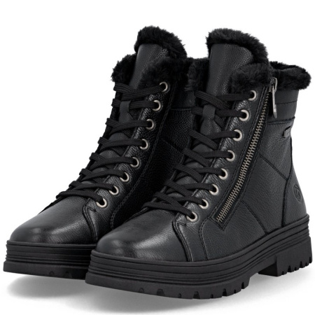 Ботинки  Remonte  черный  кожа/кожа искусств. Z-401056 фото в интернет-магазине | Omadey.ru