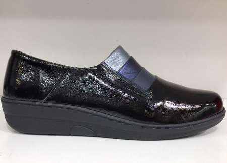 Туфли  Romer  черный  кожа лаковая F-90671 фото в интернет-магазине | Omadey.ru