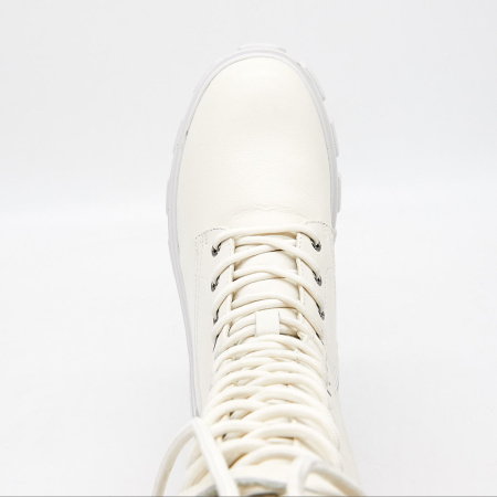 Сапоги  Bonavi  белый  кожа Z-100829 фото в интернет-магазине | Omadey.ru