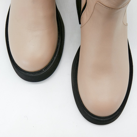 Ботинки  Dakkem  бежевый  кожа Z-100389 фото в интернет-магазине | Omadey.ru