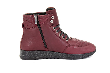 Ботинки  Rovigo  бордовый  кожа Z-8302 фото в интернет-магазине | Omadey.ru