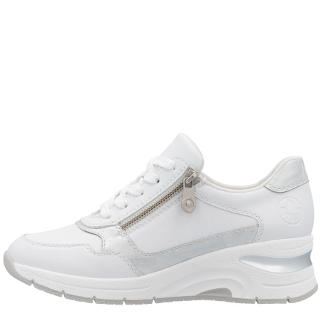 Кроссовки Rieker белый кожа/кожа искусств. F-400031 фото в интернет-магазине | Omadey.ru