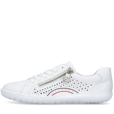 Кеды  Rieker  белый  кожа/кожа искусств. F-400090 фото в интернет-магазине | Omadey.ru