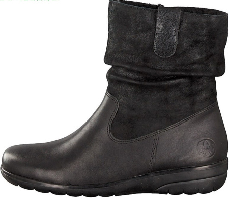 Полусапоги  Rieker  черный  кожа/кожа искусств. Z-89197 фото в интернет-магазине | Omadey.ru