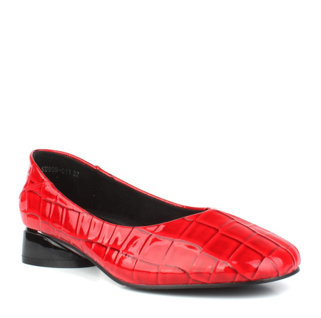 Туфли  Baden  красный  кожа Z-400819 фото в интернет-магазине | Omadey.ru