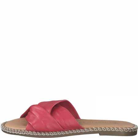 Шлепанцы  Tamaris  коралловый  кожа F-90831 фото в интернет-магазине | Omadey.ru