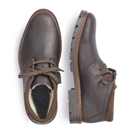 Ботинки  Rieker  коричневый  кожа/кожа искусств. Z-89146 фото в интернет-магазине | Omadey.ru