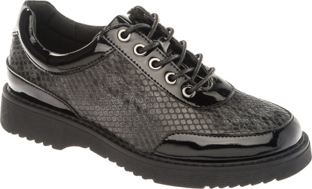 Туфли  Keddo  черный  кожа лаковая искусств. Z-8064 фото в интернет-магазине | Omadey.ru