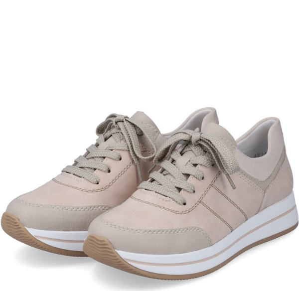 Фото Кроссовки  Rieker  розовый  кожа искусств./текстиль F-200076