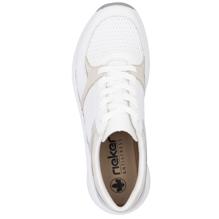 Кроссовки Rieker белый кожа/кожа искусств. F-400040 фото в интернет-магазине | Omadey.ru