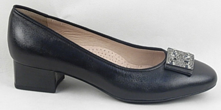 Туфли  Cavaletto  черный  кожа Z-8502 фото в интернет-магазине | Omadey.ru