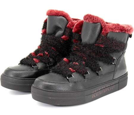 Ботинки  Keddo  черный  кожа искусств. Z-8640 фото в интернет-магазине | Omadey.ru