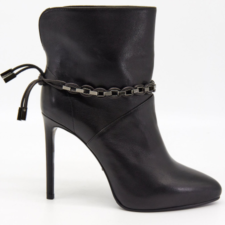 Ботильоны  Calipso  черный  кожа Z-6301 фото в интернет-магазине | Omadey.ru