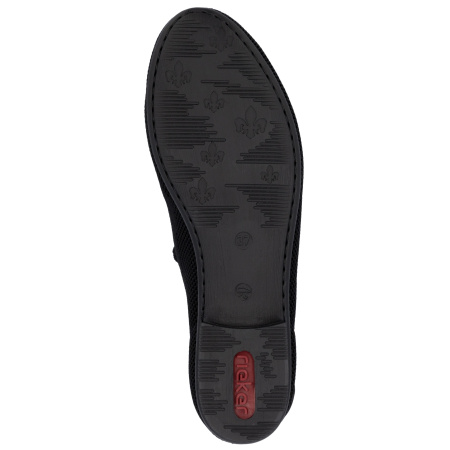 Туфли  Rieker  черный  текстиль  F-401138 фото в интернет-магазине | Omadey.ru