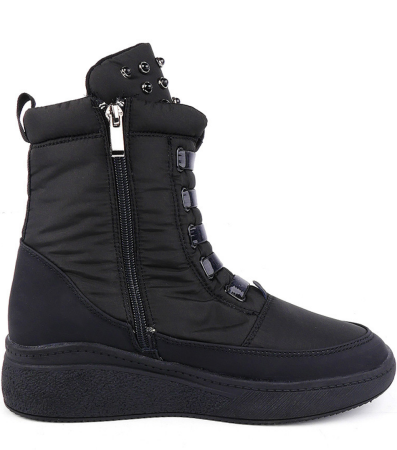 Полусапоги  Crosby  черный  нубук искусств./нейлон Z-8995 фото в интернет-магазине | Omadey.ru