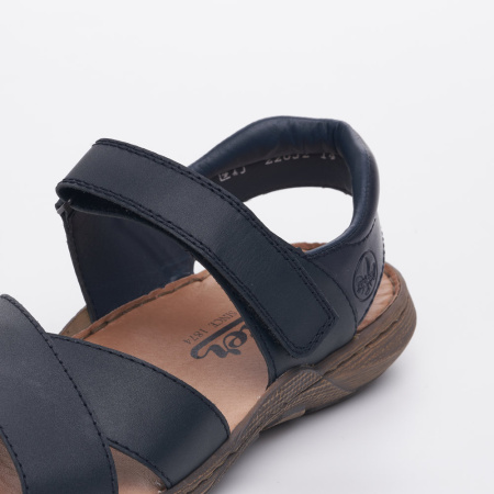 Сандалии  Rieker  синий  кожа/кожа искусств. F-200248 фото в интернет-магазине | Omadey.ru