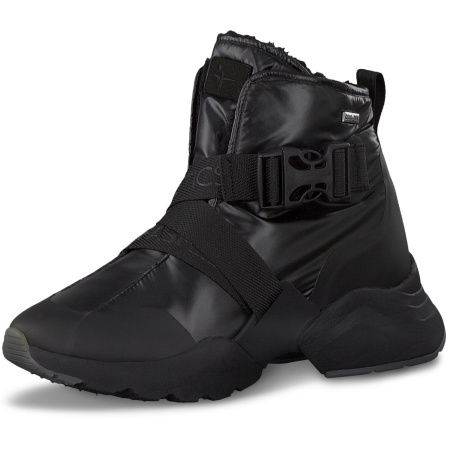 Ботинки  Tamaris  черный  текстиль Z-90383 фото в интернет-магазине | Omadey.ru