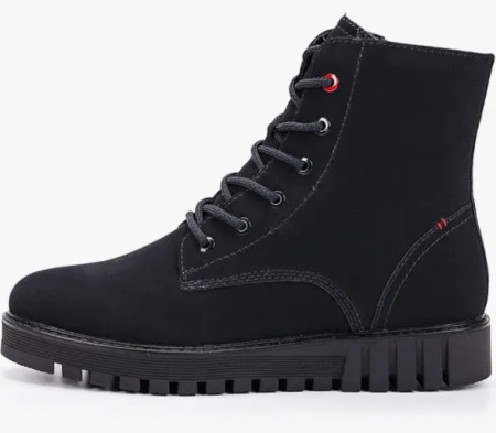 Ботинки  Keddo  синий  нубук искуств. Z-8926 фото в интернет-магазине | Omadey.ru