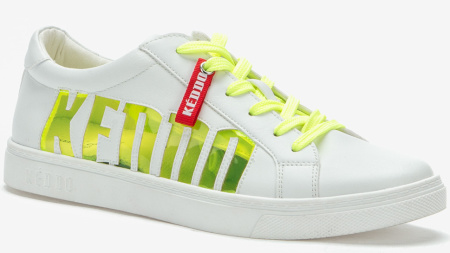 Кеды  Keddo  белый  кожа искусств. F-80684 фото в интернет-магазине | Omadey.ru