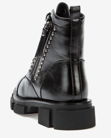 Ботинки  Betsy  черный  кожа искусств. Z-8903 фото в интернет-магазине | Omadey.ru