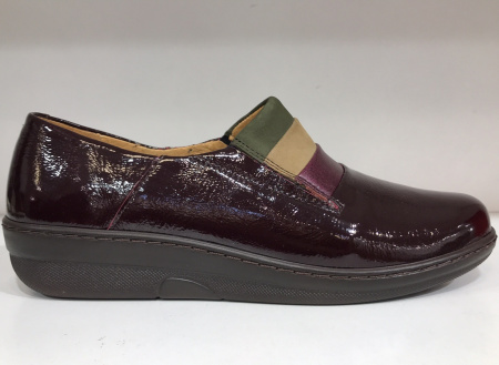 Туфли  Romer  бордовый  кожа лаковая F-90674 фото в интернет-магазине | Omadey.ru