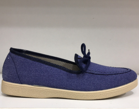 Туфли  Imara ORTO  синий  текстиль F-90011 фото в интернет-магазине | Omadey.ru