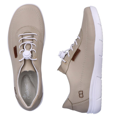 Кроссовки  Rieker  белый  кожа/кожа искусств. F-200058 фото в интернет-магазине | Omadey.ru