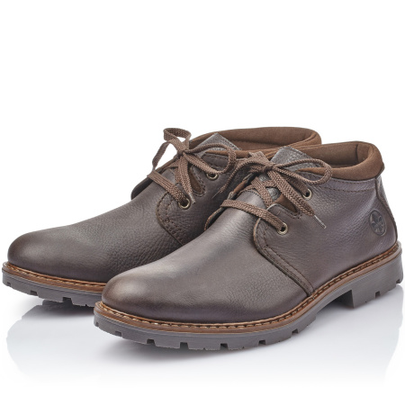 Ботинки  Rieker  коричневый  кожа/кожа искусств. Z-89146 фото в интернет-магазине | Omadey.ru