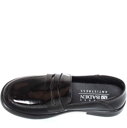 Туфли  Baden  черный  кожа Z-400334 фото в интернет-магазине | Omadey.ru