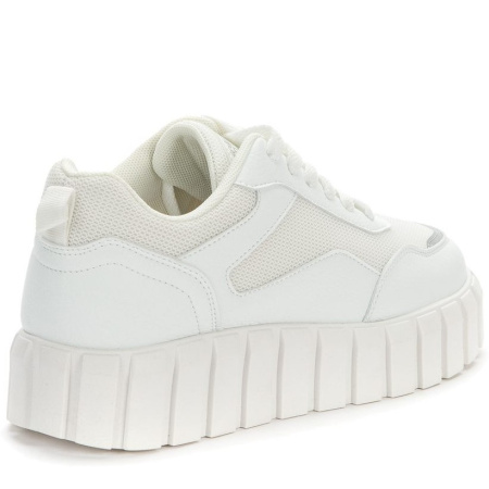 Кроссовки  Crosby  белый  сетка/кожа искусств. F-100269 фото в интернет-магазине | Omadey.ru