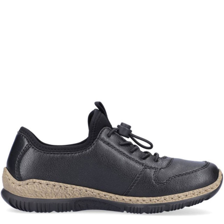 Полуботинки  Rieker  синий  кожа/текстиль Z-400076 фото в интернет-магазине | Omadey.ru