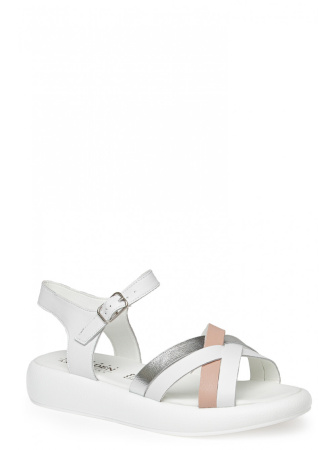 Сандалии  Baden  белый  композиц.кожа F-90290 фото в интернет-магазине | Omadey.ru