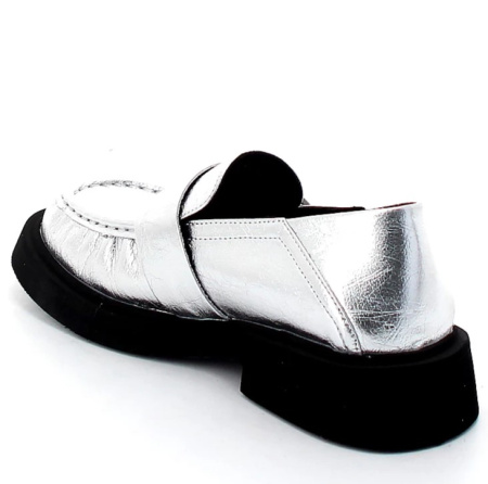Туфли  Baden  серебряный  кожа F-400240 фото в интернет-магазине | Omadey.ru