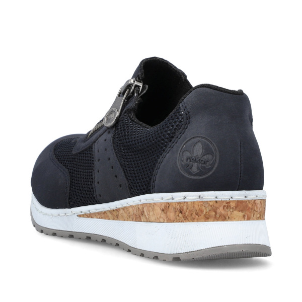 Фото Кроссовки  Rieker  синий  кожа искусств./текстиль F-400093