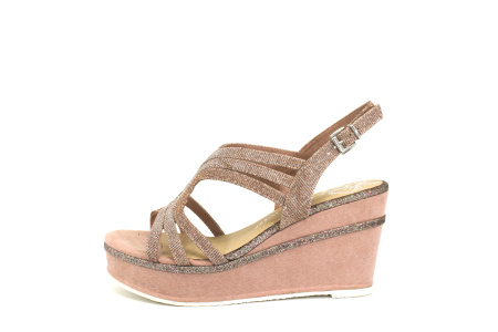 Босоножки  Marco Tozzi  розовый  текстиль F-72001 фото в интернет-магазине | Omadey.ru