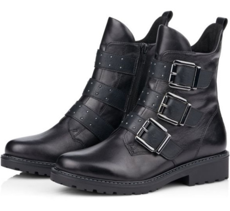 Ботинки  Remonte  черный  кожа/кожа искусств./текстиль Z-89222 фото в интернет-магазине | Omadey.ru
