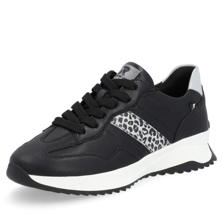 Кроссовки  Rieker-Evolution  черный  кожа/кожа искусств. F-300077 фото в интернет-магазине | Omadey.ru