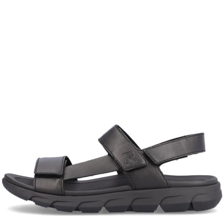 Сандалии  Rieker-Evolution  черный  кожа F-300475 фото в интернет-магазине | Omadey.ru