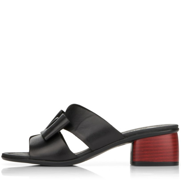 Фото Шлепанцы  Remonte  черный  кожа F-400199