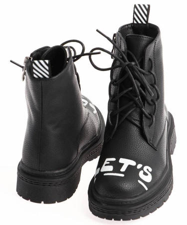 Ботинки  Keddo  черный  кожа искусств. Z-100841 фото в интернет-магазине | Omadey.ru